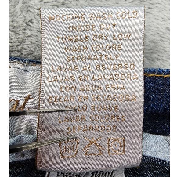 Vintage Y2K Baby Phat Jeans Womens 9 Juniors Blue Faded Low Rise Flare Stretch - Picture 12 of 16